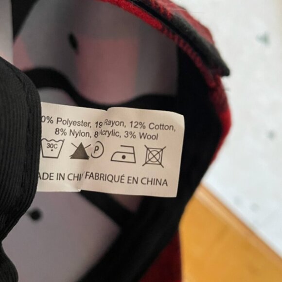 Buffalo Plaid Baseball Cap - Picture 3 of 4